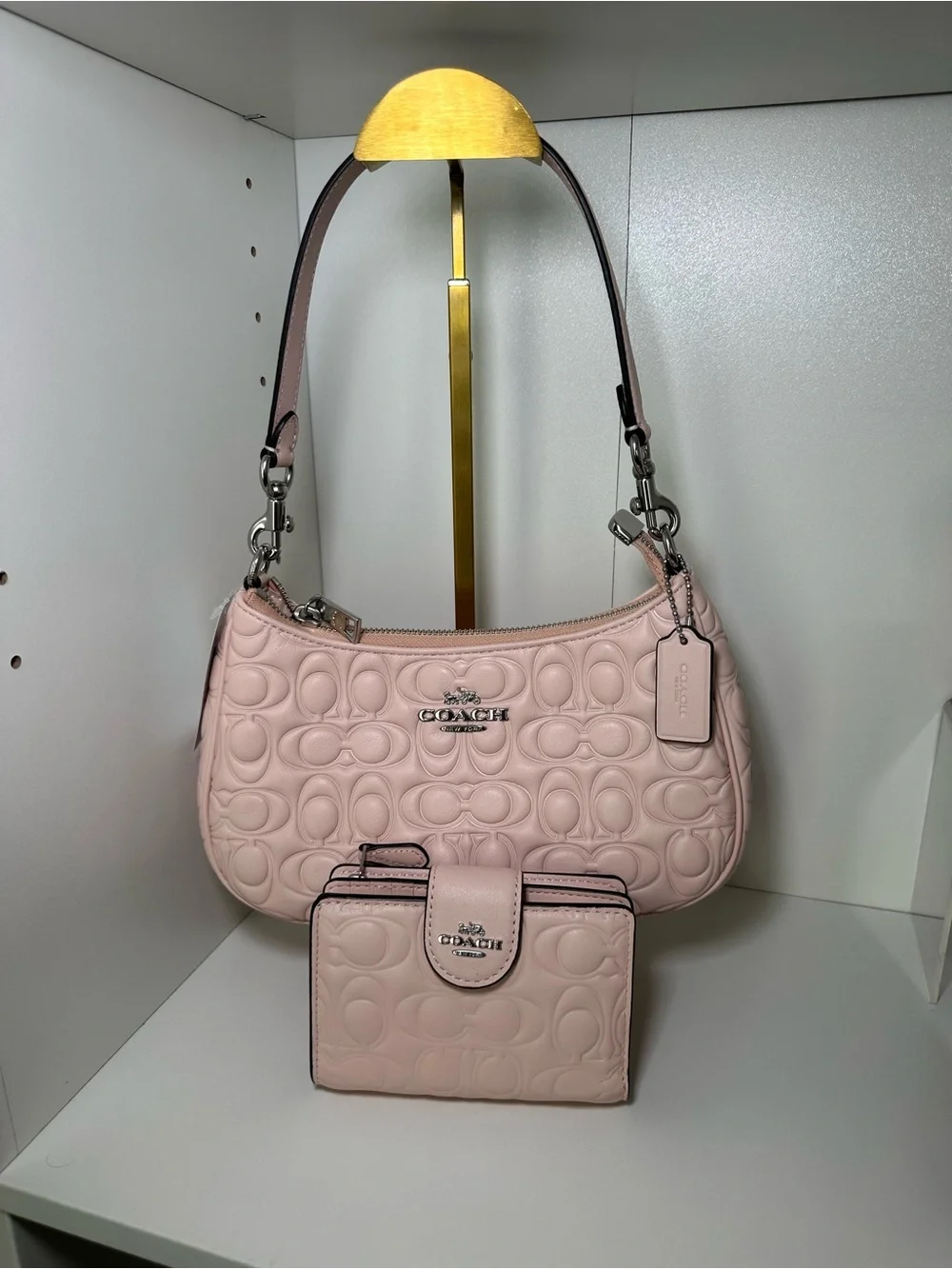 Coach Blush Pink Teri Shoulder Bag NWT